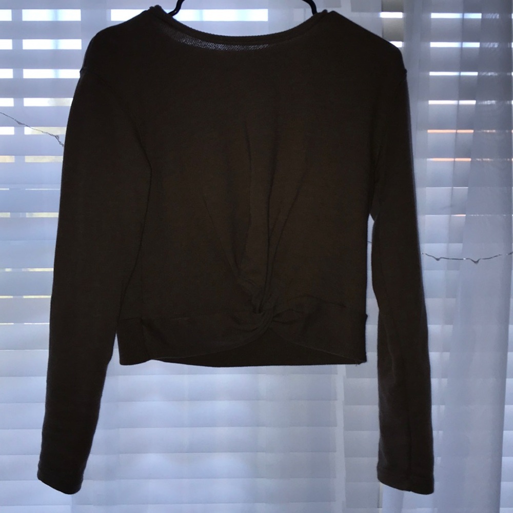 Knotted Long Sleeve Top